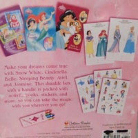 DISNEY PRINCESS FUN KIT GOLDEN BOOKS - Picture 4 of 5